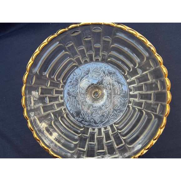 Louisa Basketweave Pedestal Compote Bowl - Picture 8 of 12